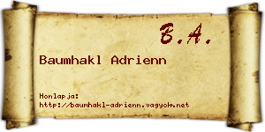 Baumhakl Adrienn névjegykártya